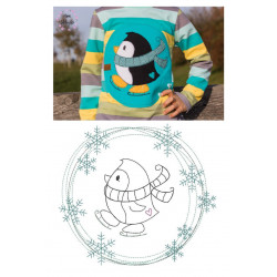 Stickdatei - Eis Pingu